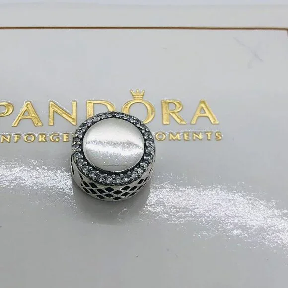 🌞📖Pandora Autism Awareness Puzzle Charm Bead S925 Silver with box - Picture 2 of 4